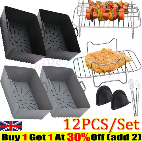 12x silicone air fryer - silicone,