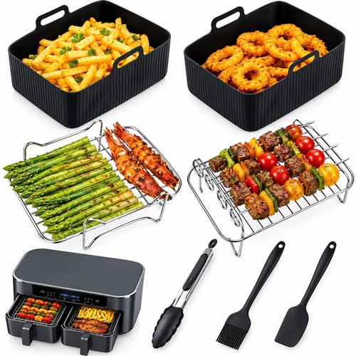 7pcs dual air fryer - 7pcs,