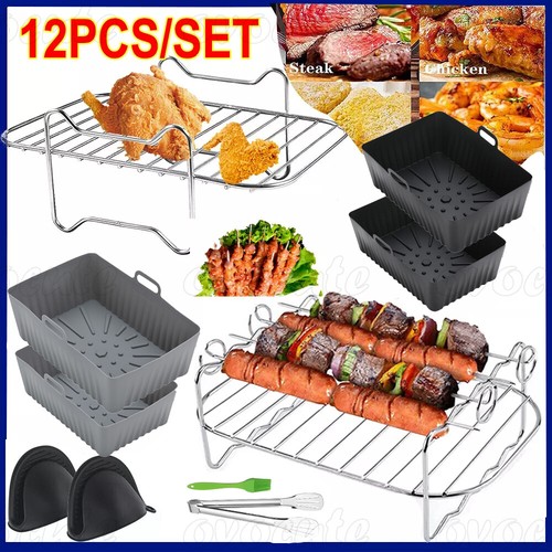 12x air fryer - fryer, rack