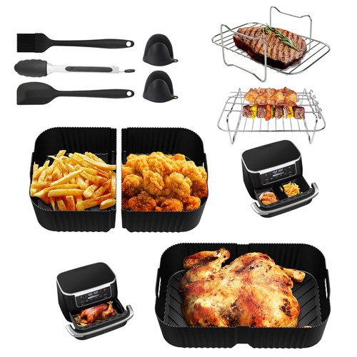 Air fryer accessories rack set - fryer,