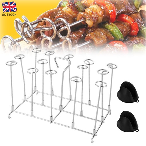 Stainless steel kebab rack - steel,
