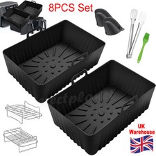 8PCS Set Silicone Air Fryer