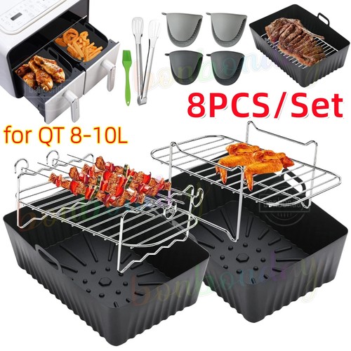 Silicone air fryer liners - 8x,