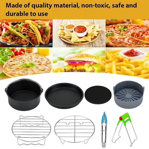 Air fryer 8pcs accessories - fryer, set